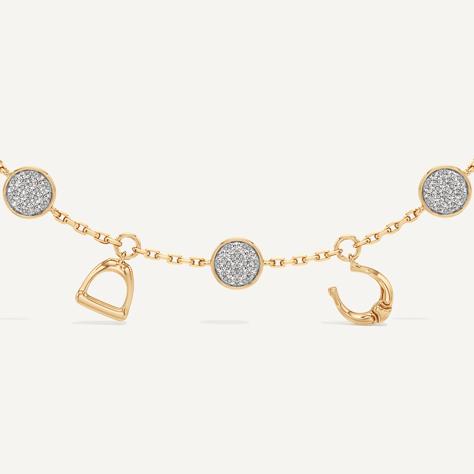 Buy Best|Orion Charm Horseshoe Lab Grown Diamond BR|online