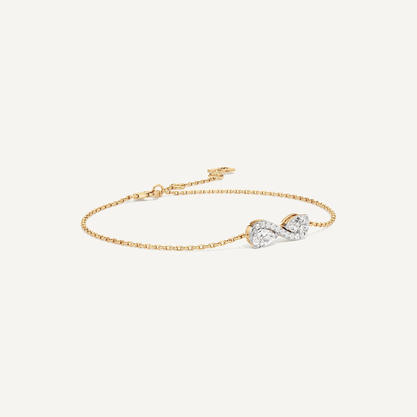 Carter Pear Duo Infinity Diamond