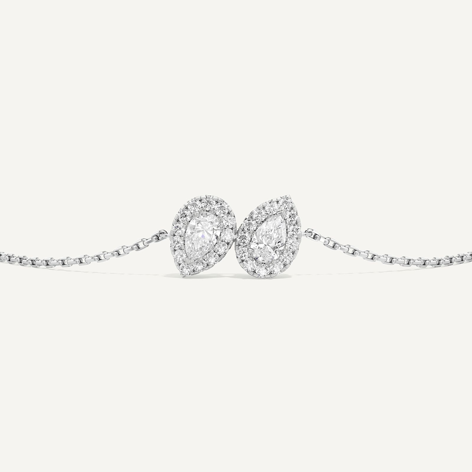 Rio Pear & Round Duo Diamond