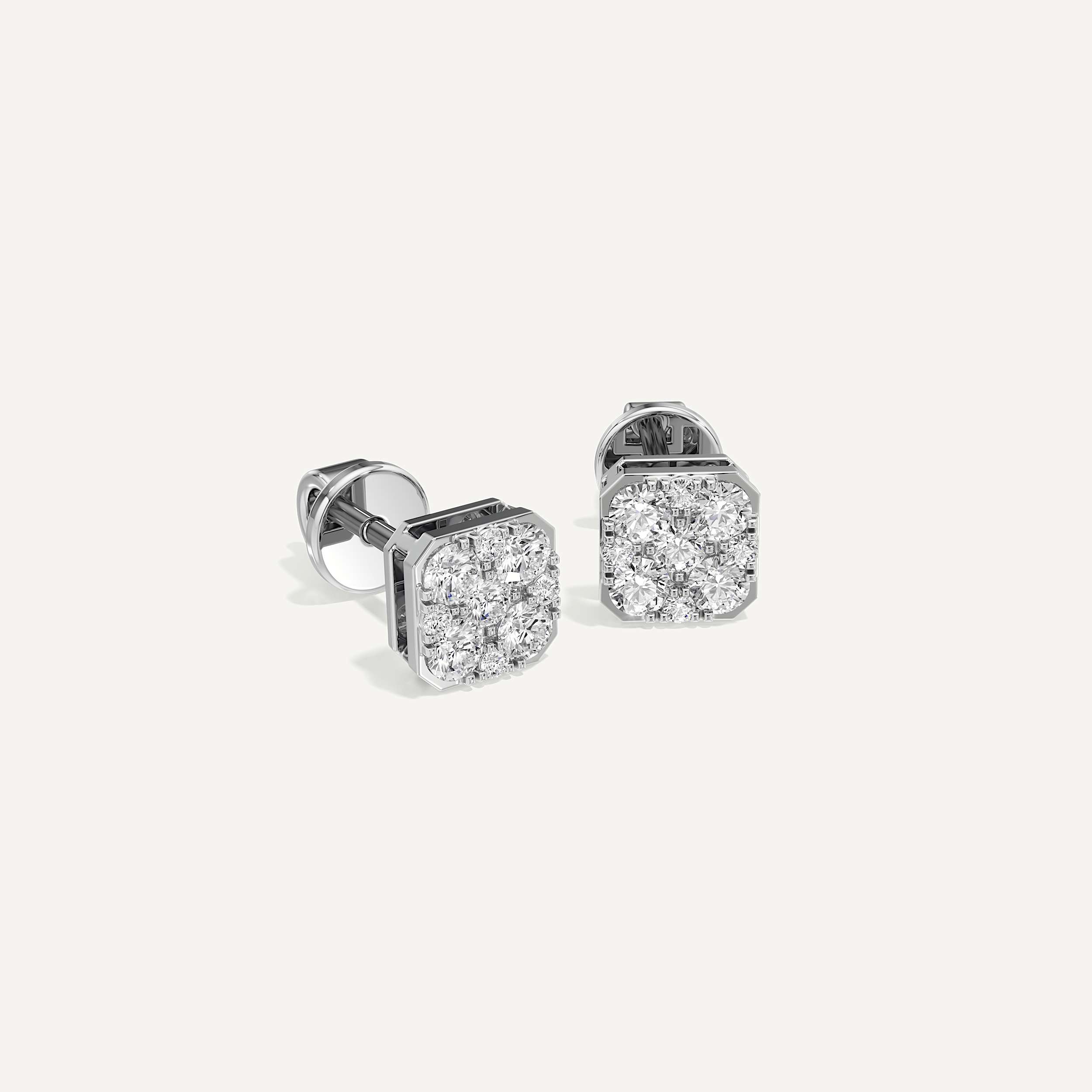 Versatile Emerald Diamond Earrings