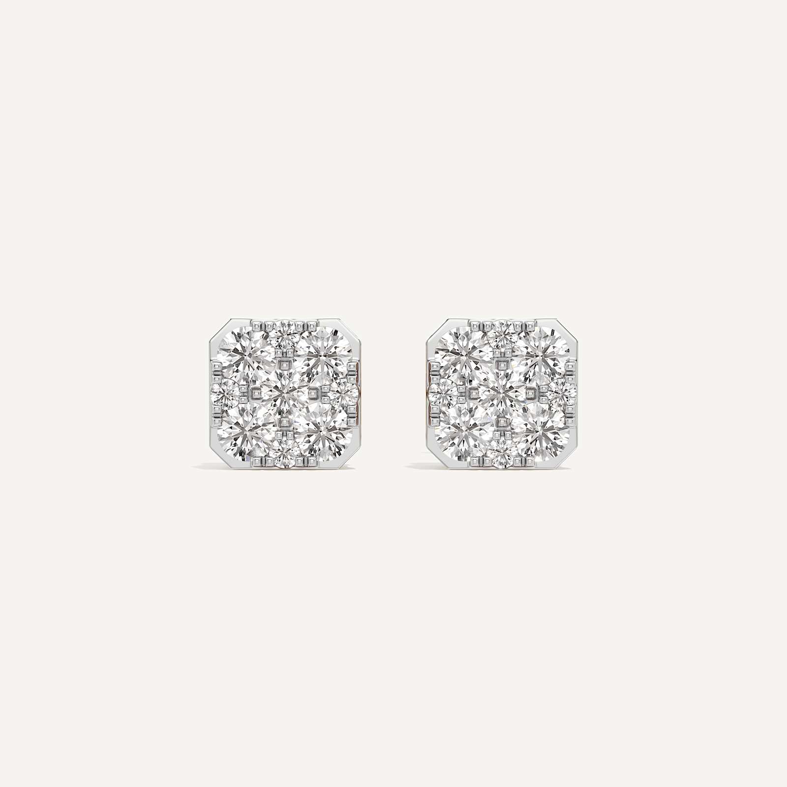 Versatile Emerald Diamond Earrings