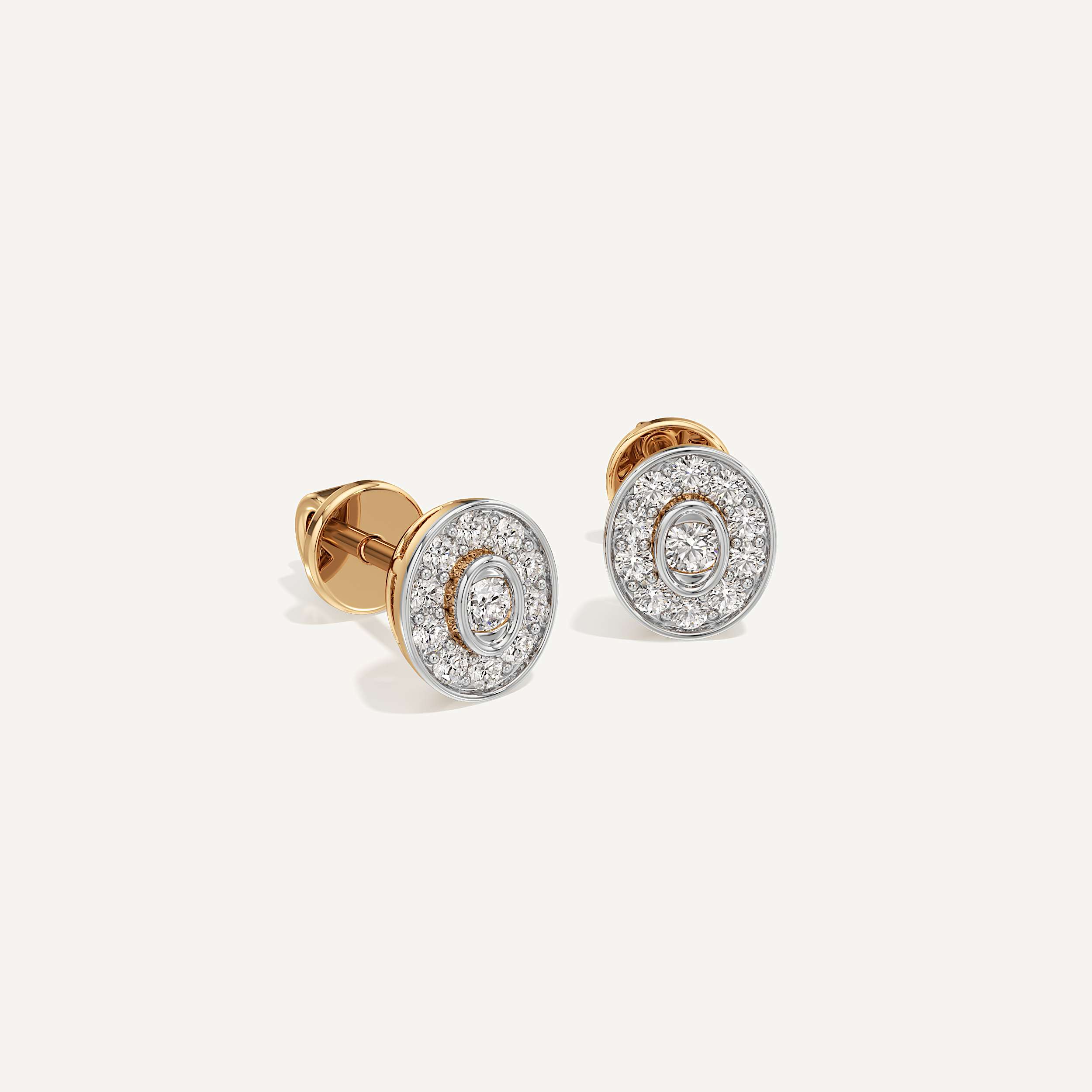 True Spark Oval Diamond Earrings