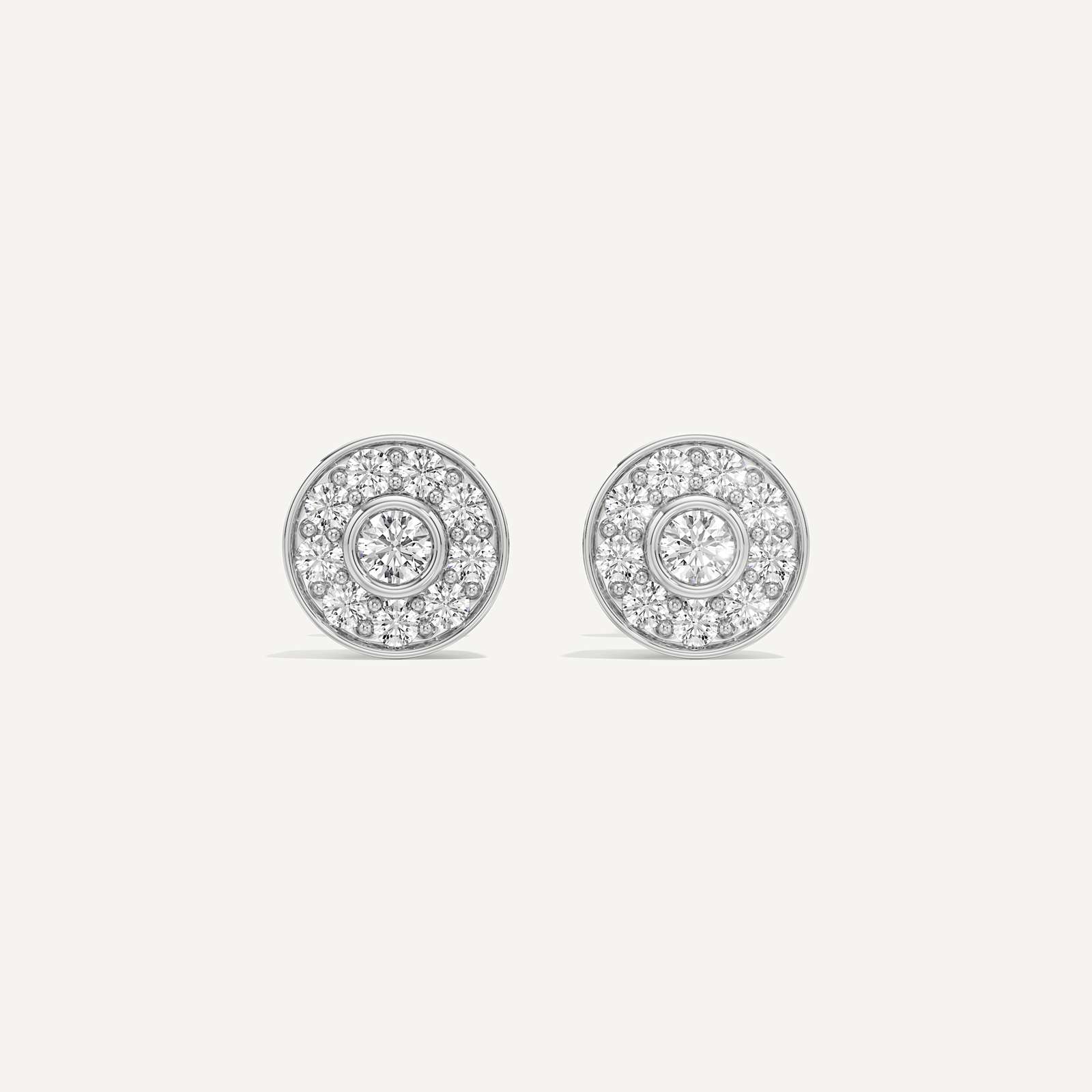 Fits Everywhere Round Diamond Earrings