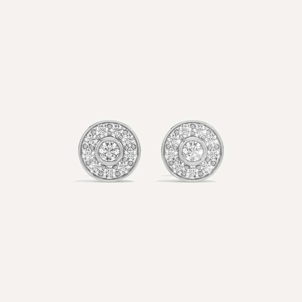 Fits Everywhere Round Diamond Earrings