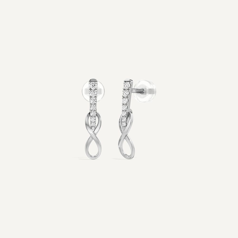 Infinity Link Round Diamond