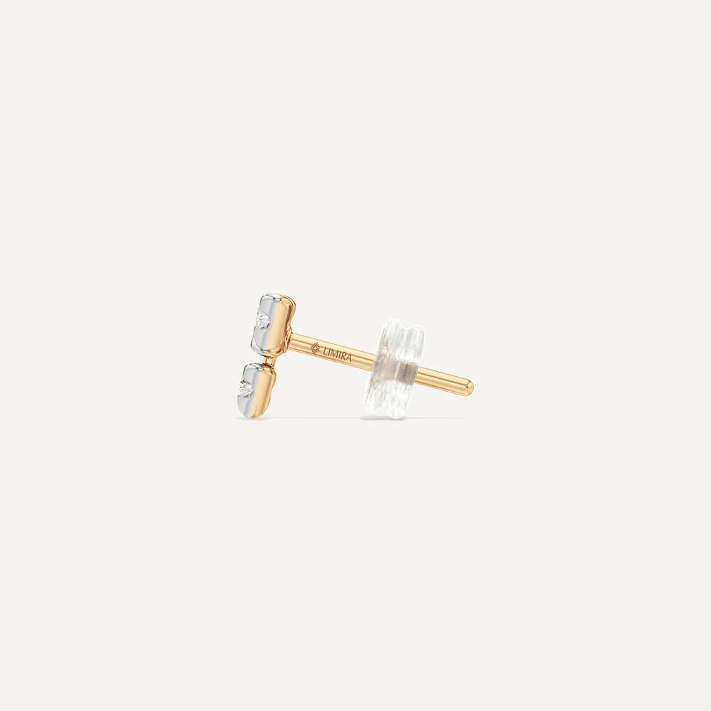 Pyramid Mosaic Diamond Stud