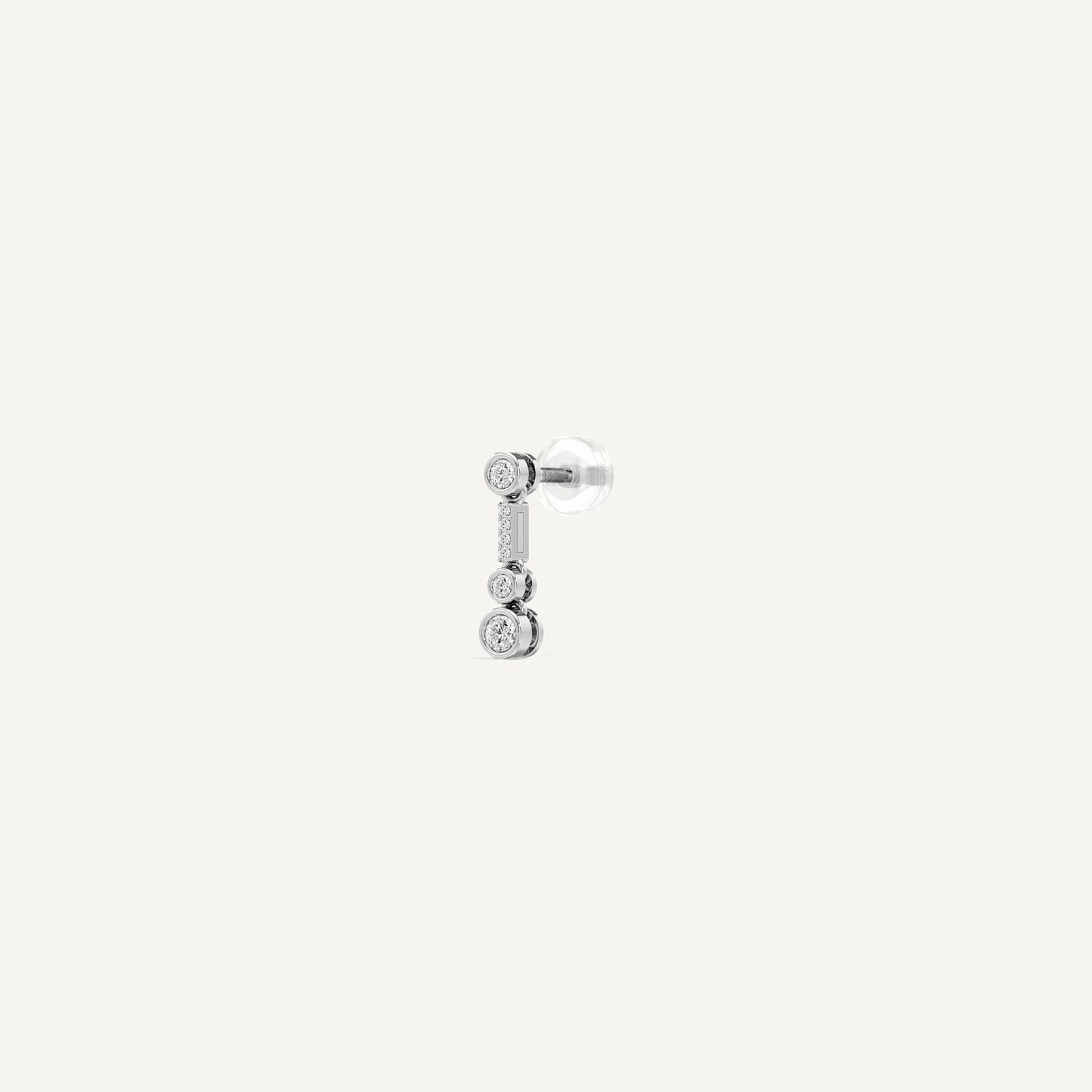 Ziora Round Trio Drop Diamond