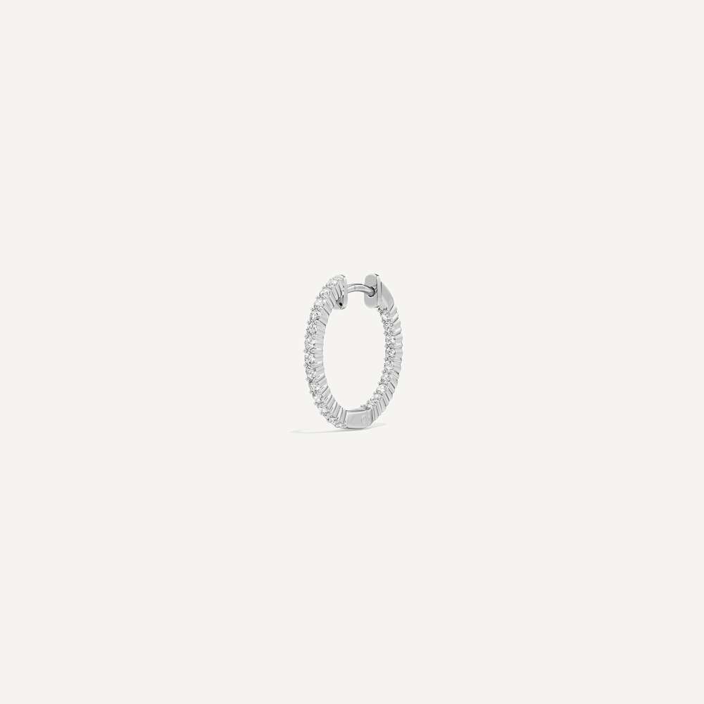 Amore Diamond Hoop