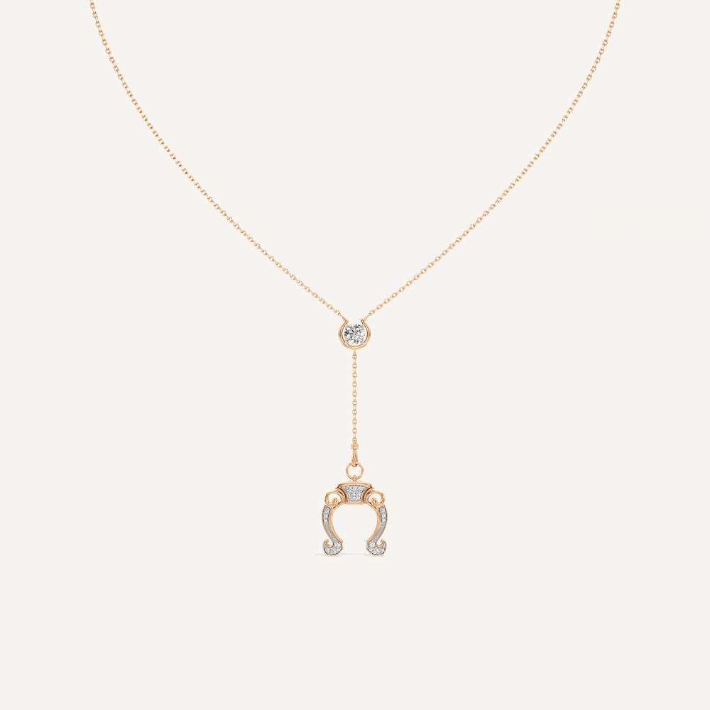 Polo Charm Horseshoe Necklace