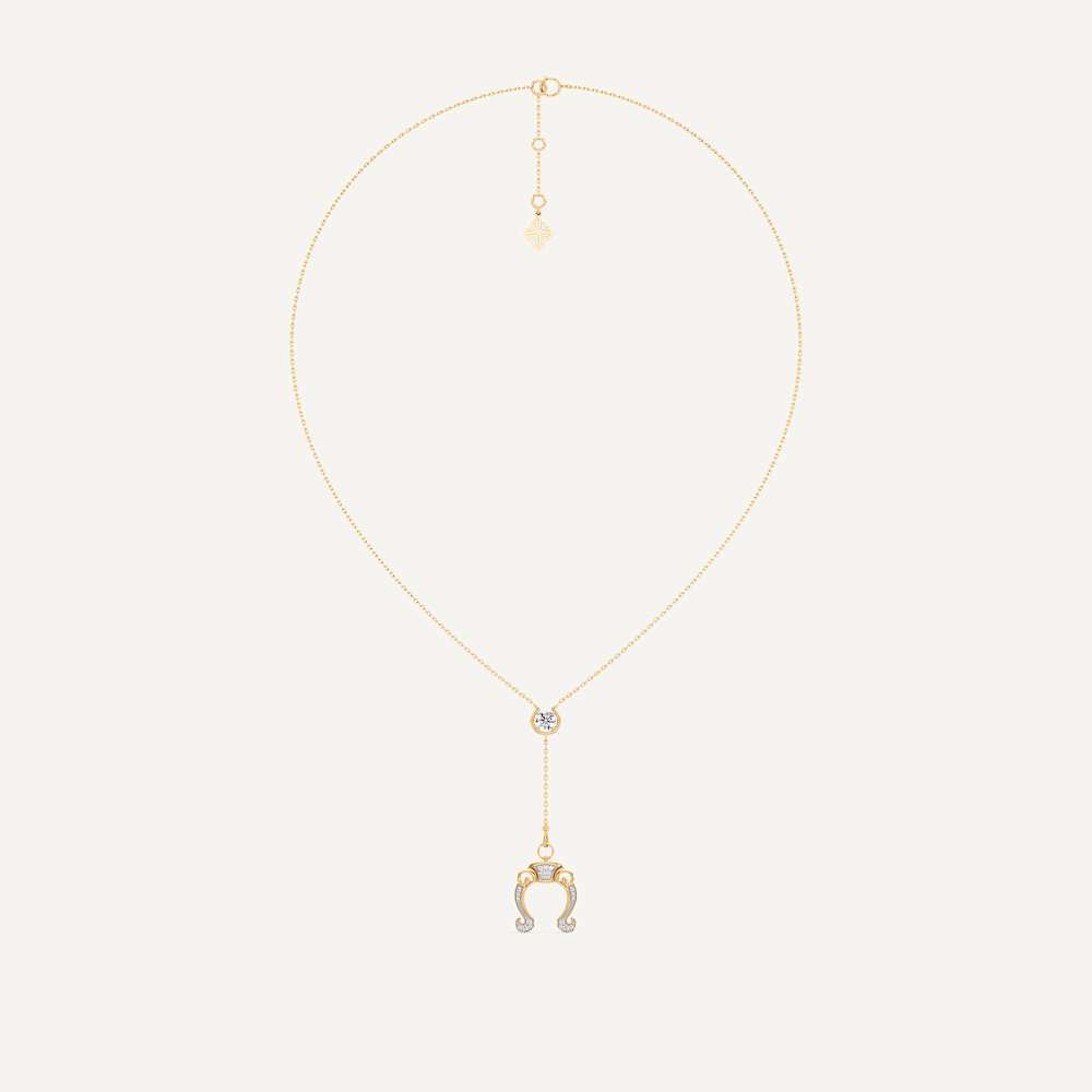 Polo Charm Horseshoe Necklace