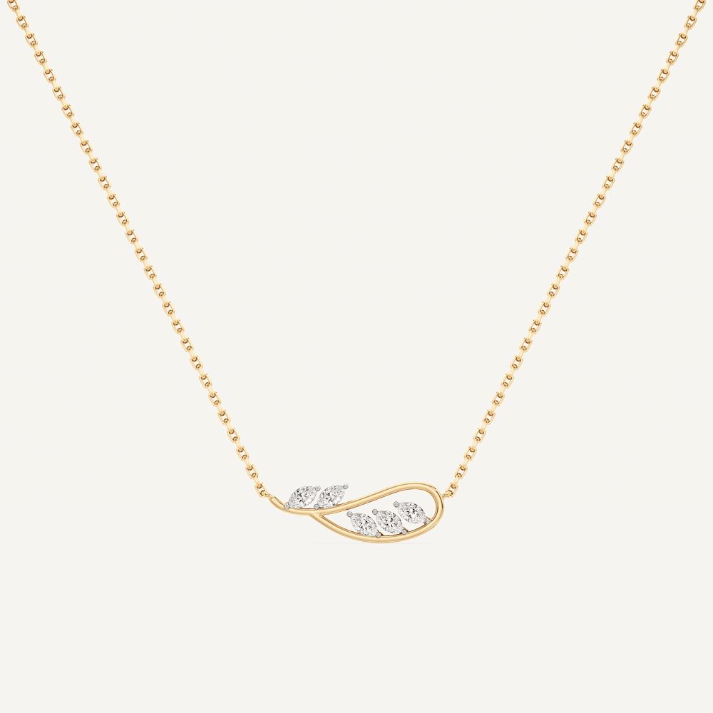 Twisted Leaf Marquise Diamond
