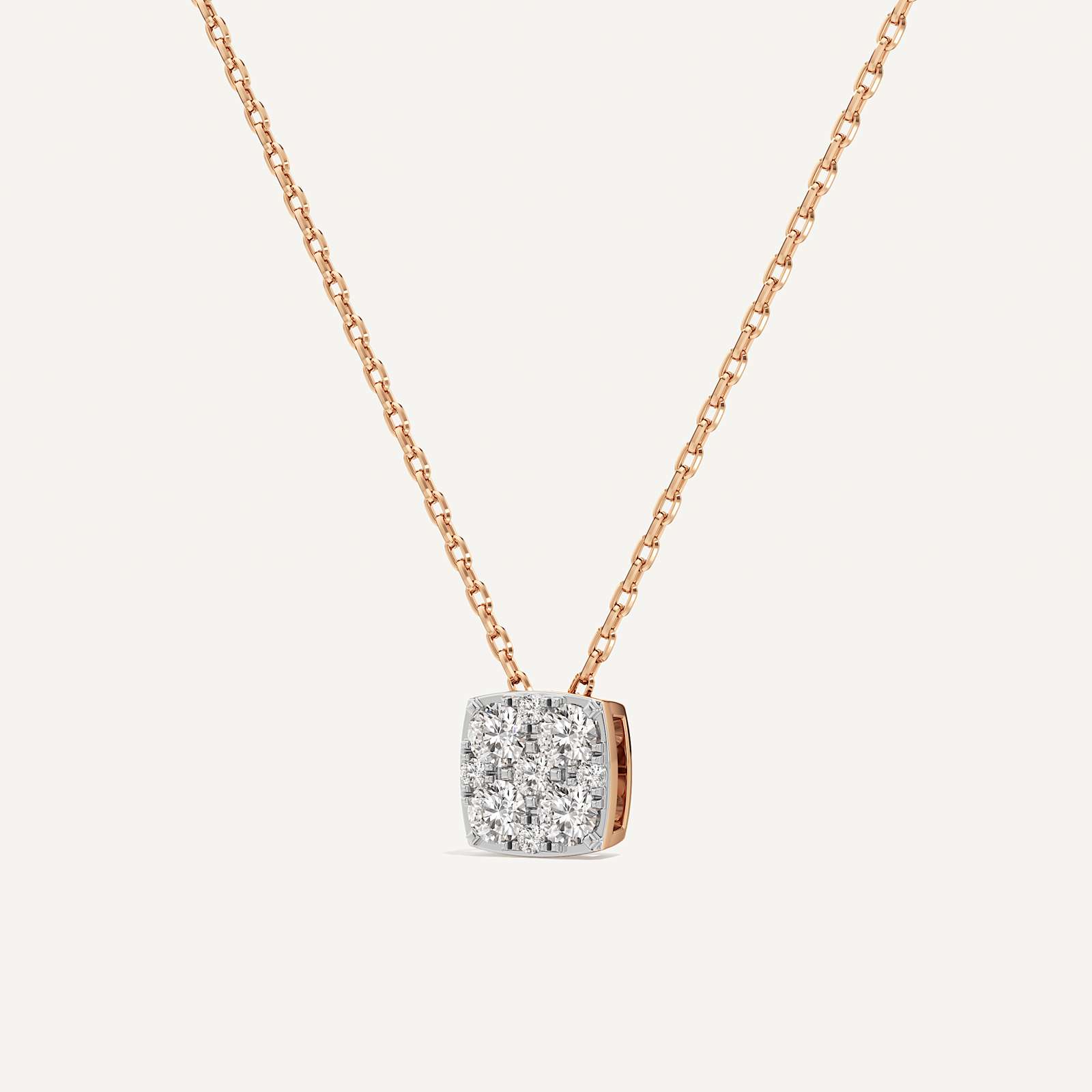 Whisper Cushion Diamond Pendant