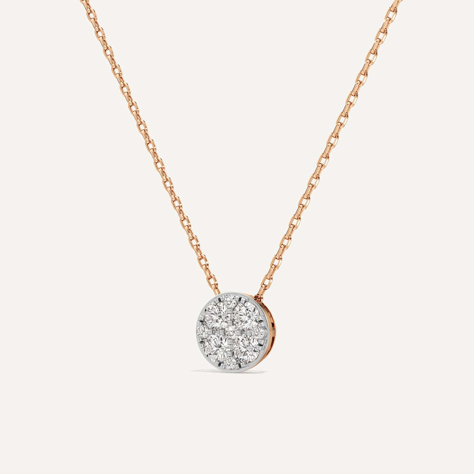 Bella Round Diamond Pendant