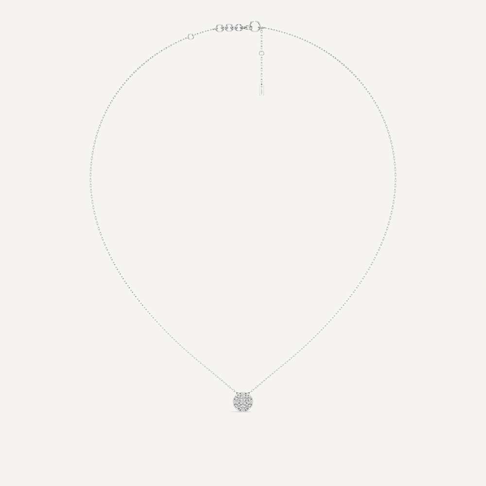Infinite Round Diamond Pendant with Chain