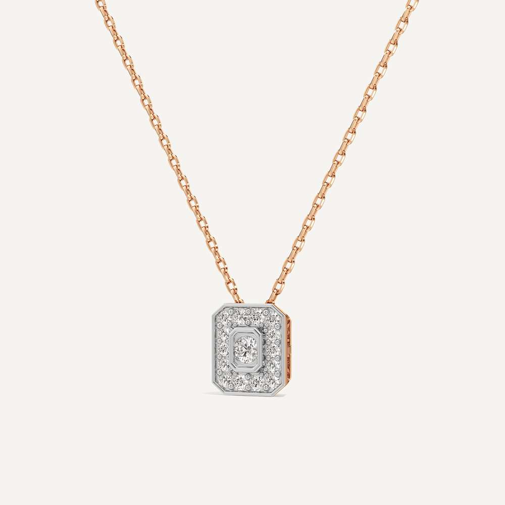 Majestic Emerald Diamond Pendant