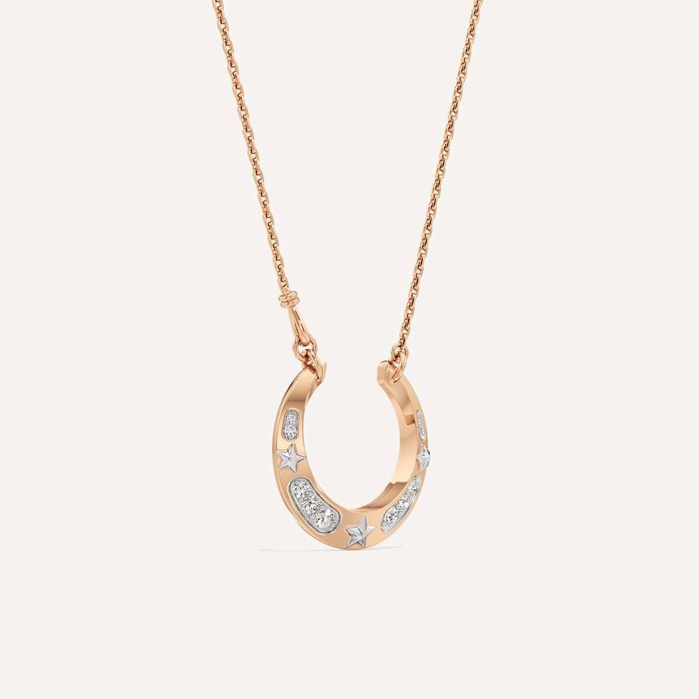 Symbolic Arc Horseshoe Pendant