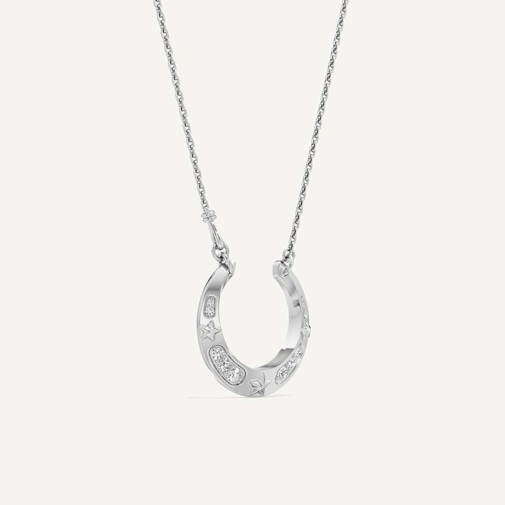 Symbolic Arc Horseshoe Pendant