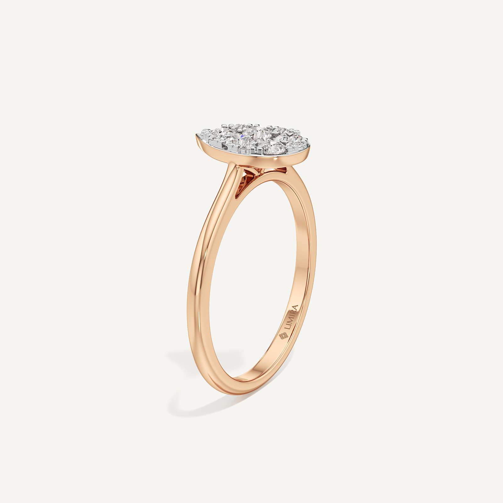 Teardrop Pear Diamond Ring
