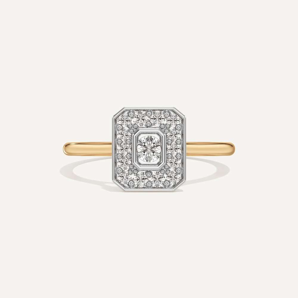 Majestic Emerald Diamond Ring