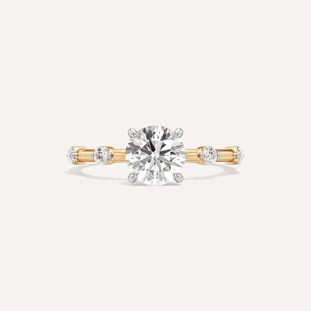 Viona Side Stone Solitaire Diamond