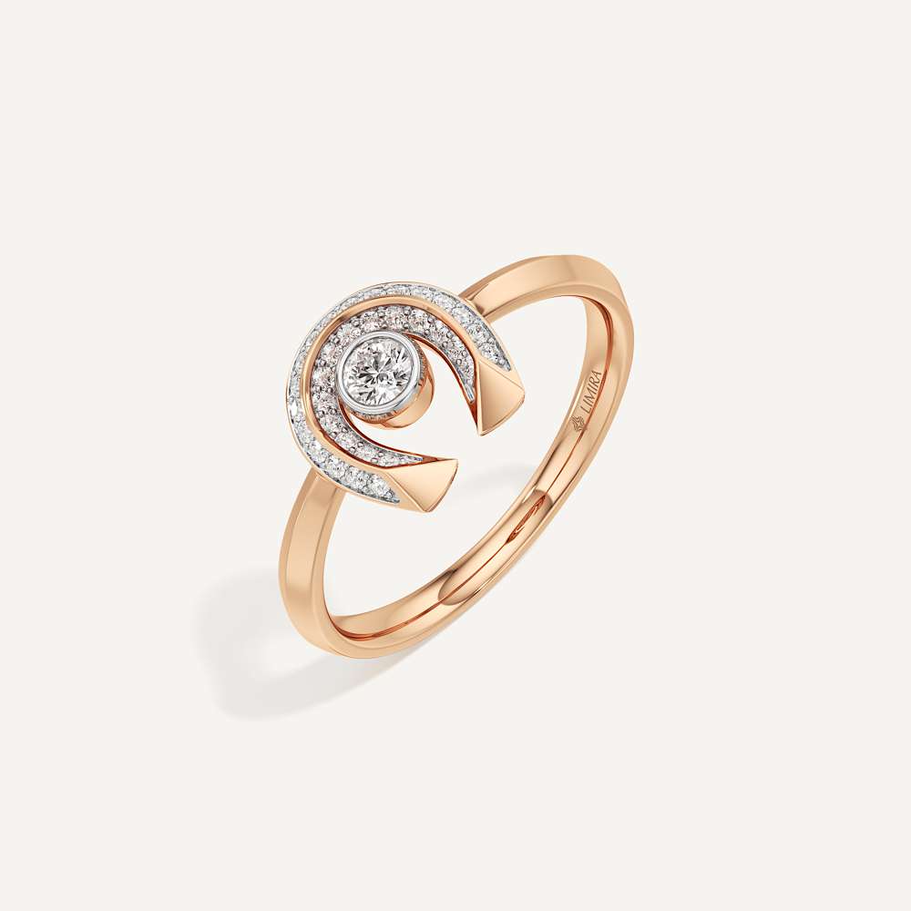 Meridian Loop Horseshoe Ring