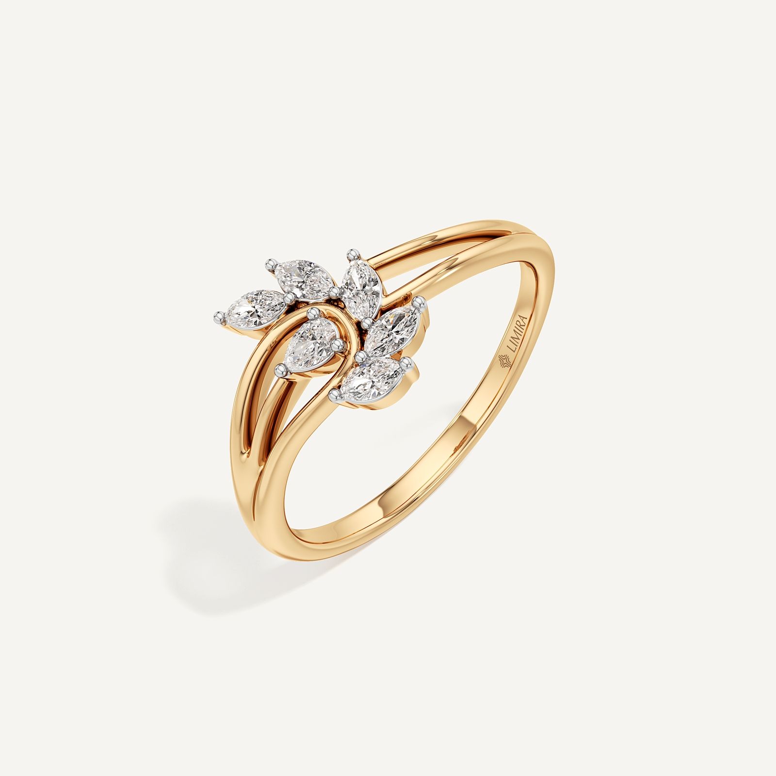 Tulip Basket Marquise & Pear Diamond