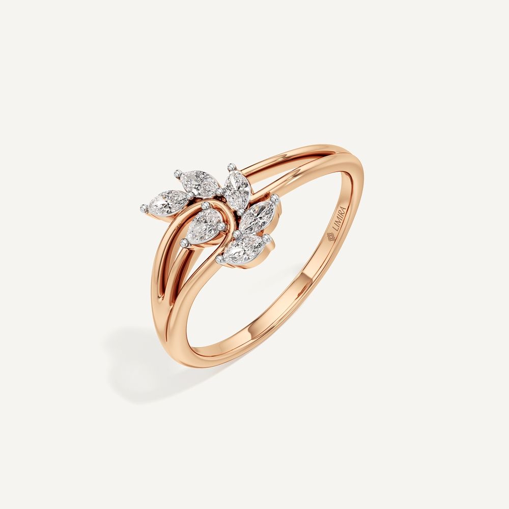 Tulip Basket Marquise & Pear Diamond