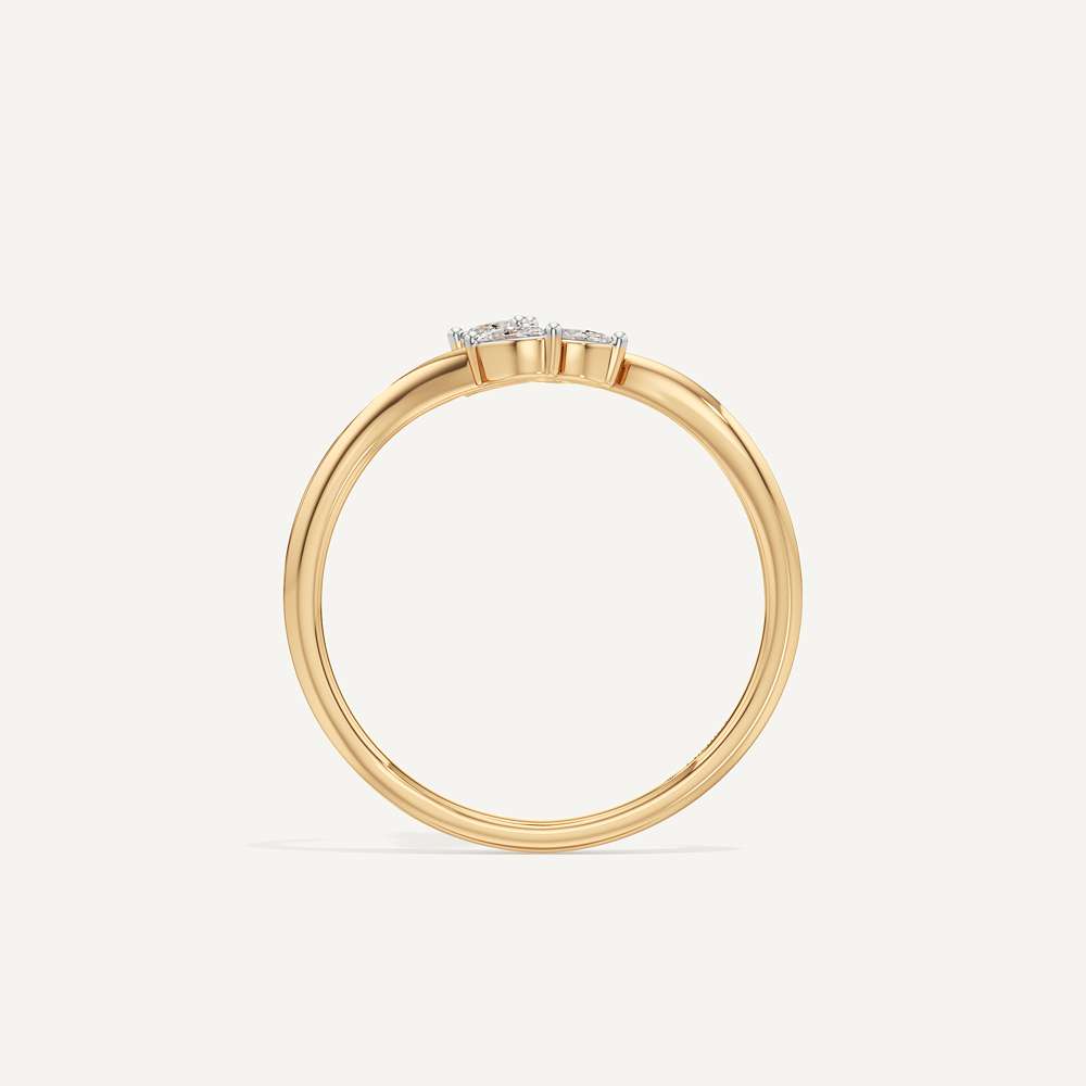 Tulip Basket Marquise & Pear Diamond
