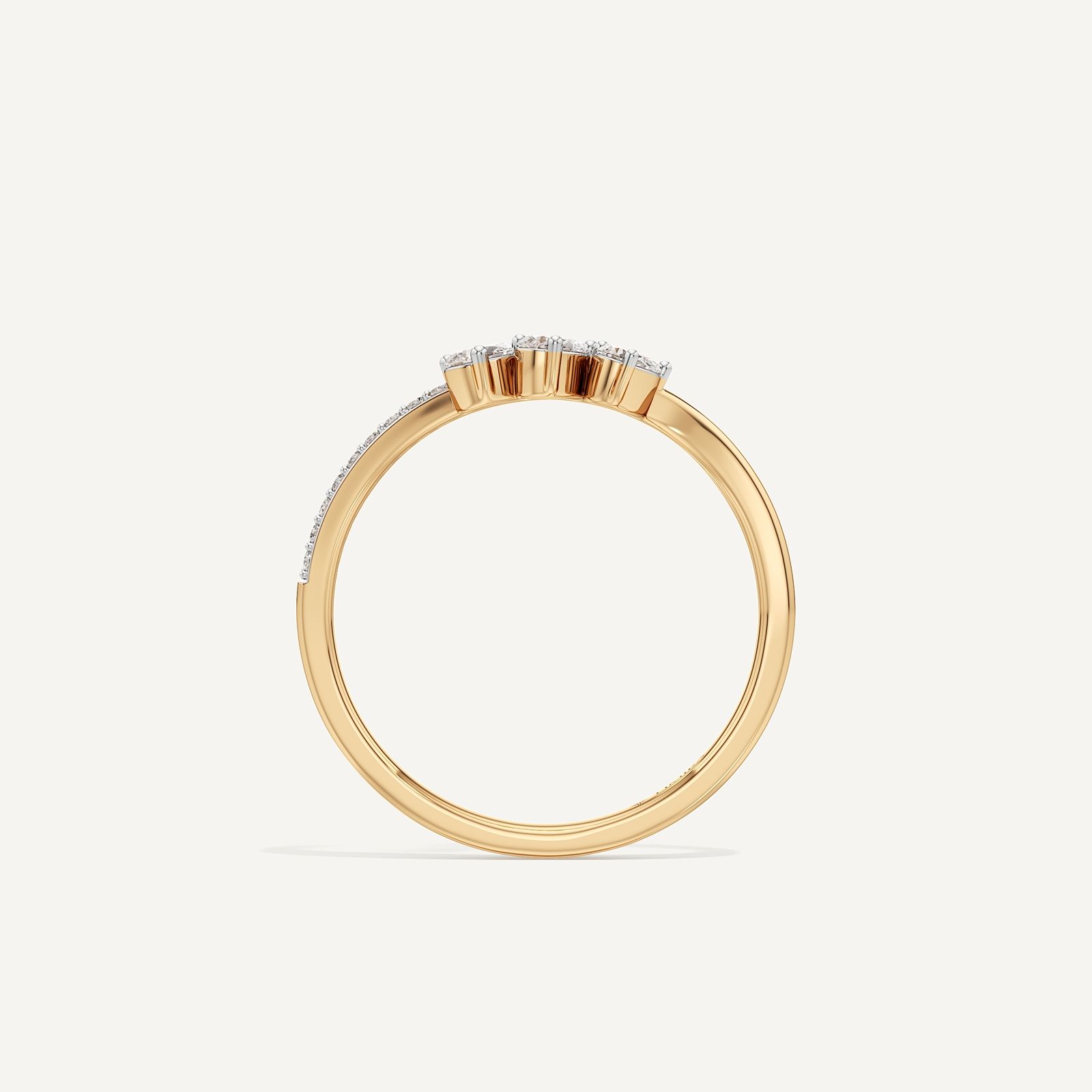 Bellezza Round & Pear Diamond