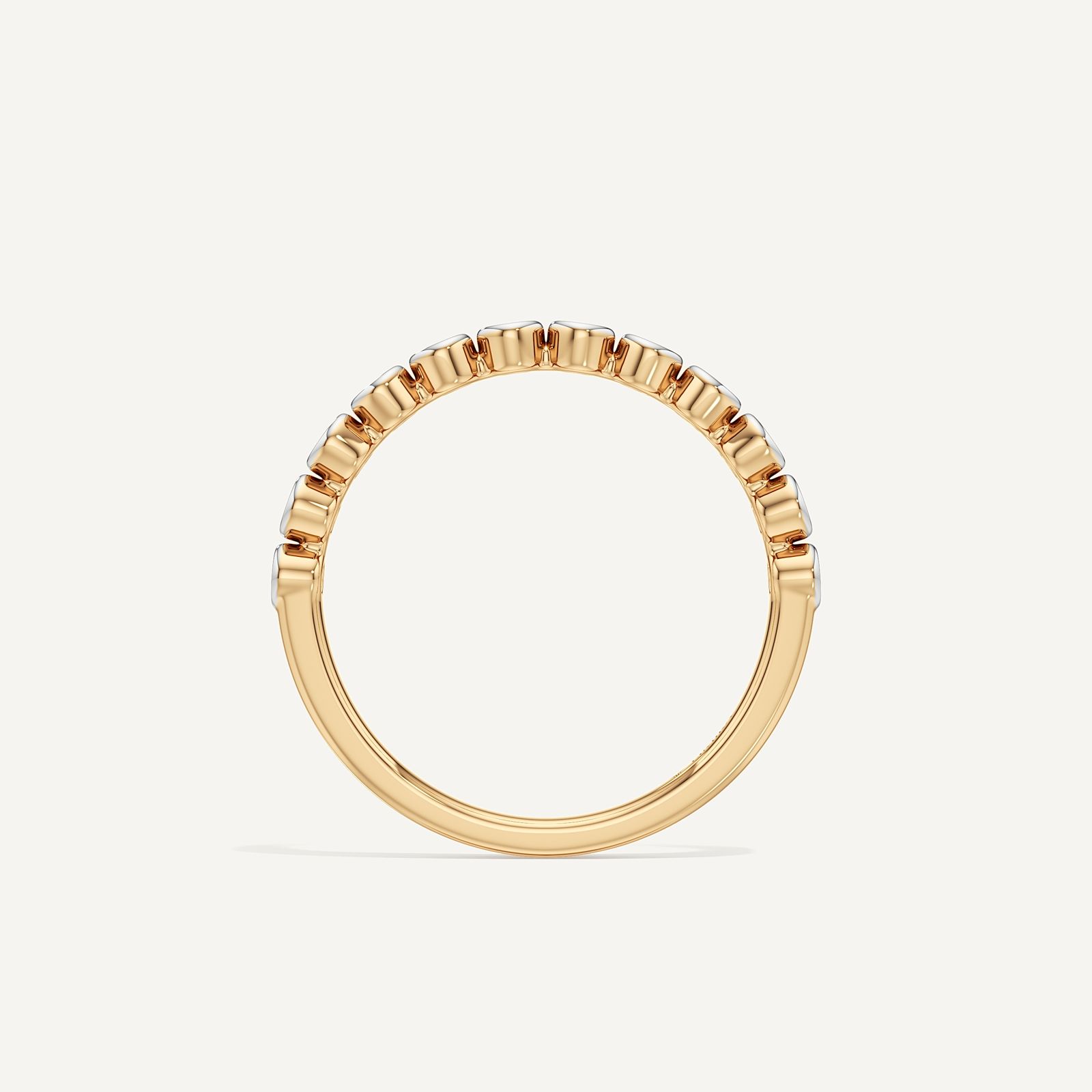 Eterna Bezel Diamond Band