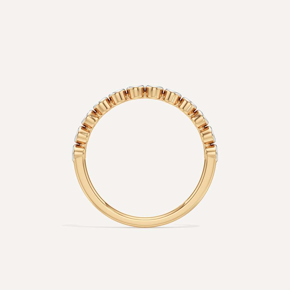 Eterna Bezel Diamond Band
