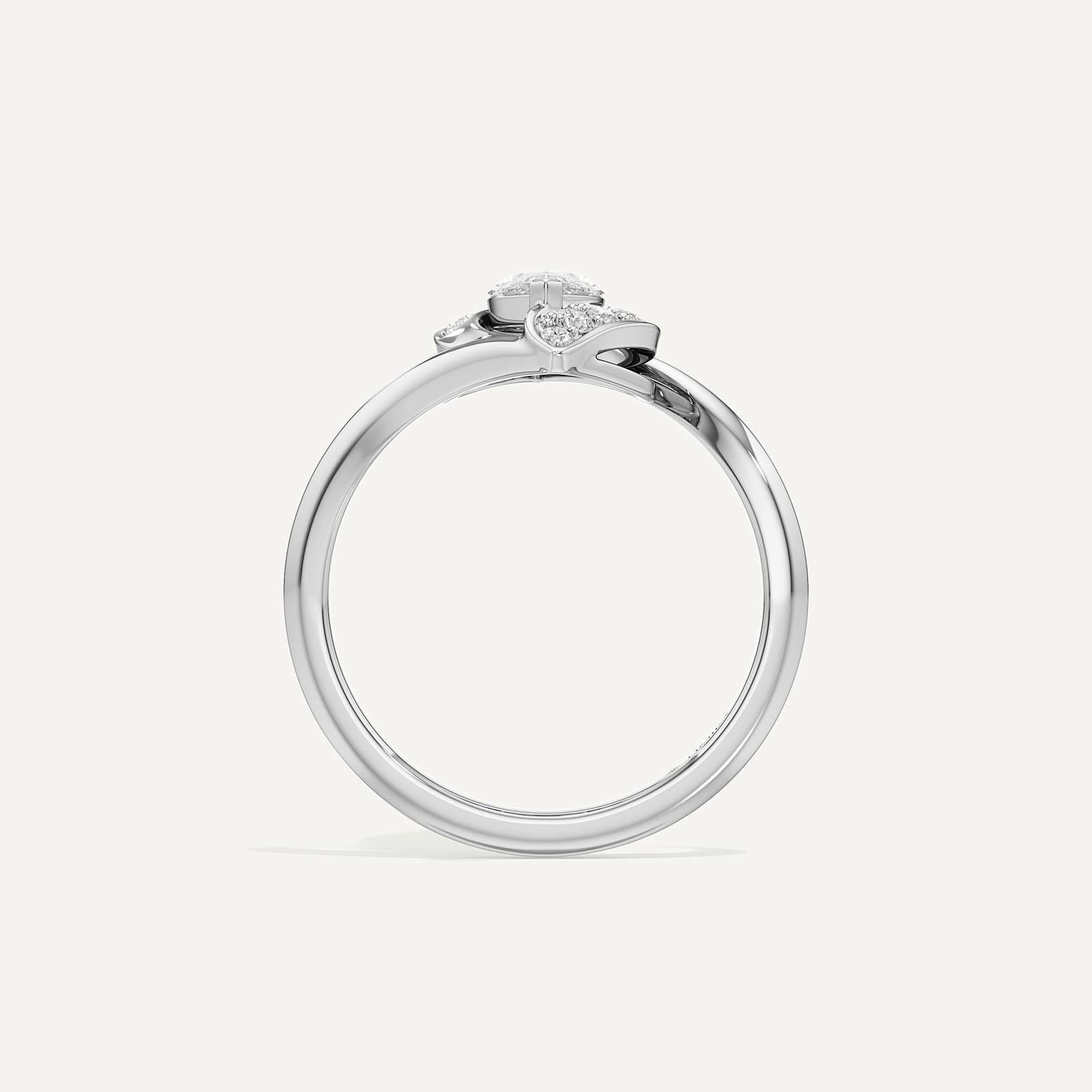 Twisted Pave Marquise Diamond
