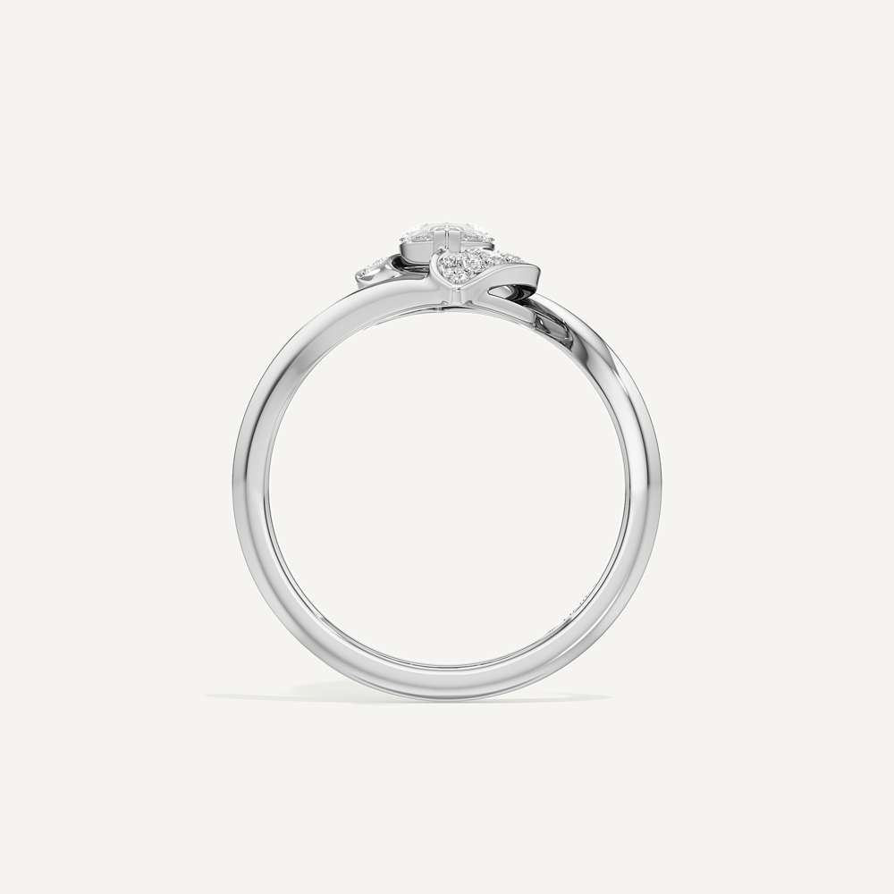 Twisted Pave Marquise Diamond